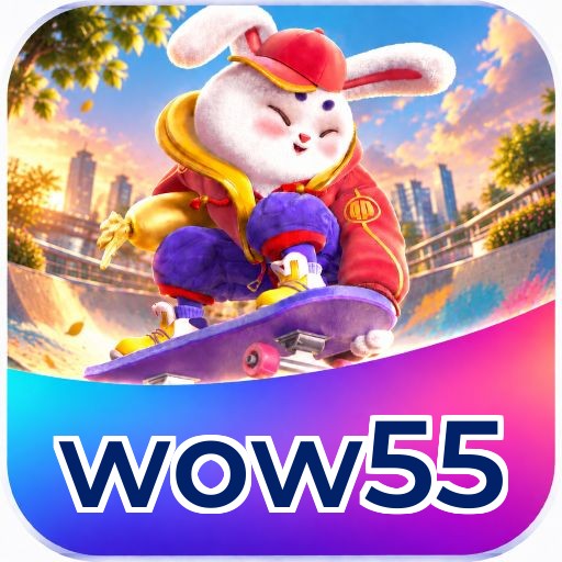 wow55 Logo - Bônus com Rollover Justo