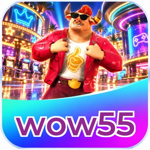 Logo wow55 Cassino Online Brasil